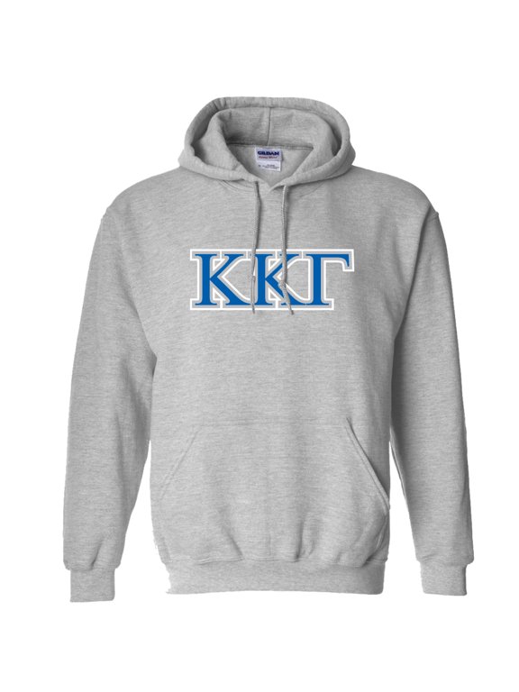Kappa Kappa Gamma Athletic Hooded Sweatshirt, Sports Gray