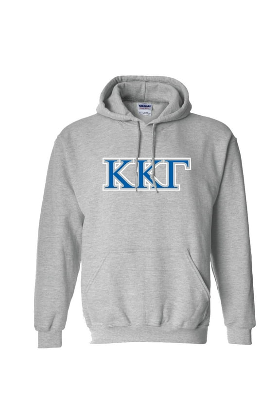 Kappa Kappa Gamma Hooded Sweatshirt – Sports Gray