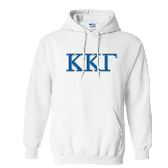Kappa Kappa Gamma Hooded Sweatshirt – White