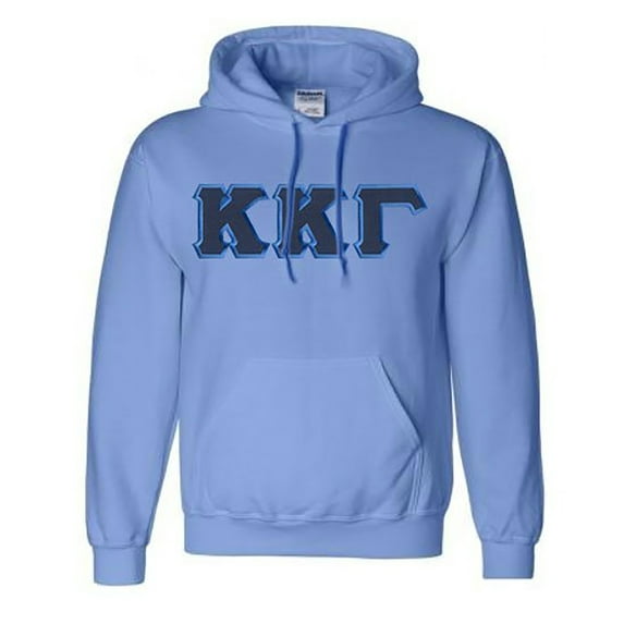 Kappa Kappa Gamma Lettered Hooded Sweatshirt 4X-Large Light Blue