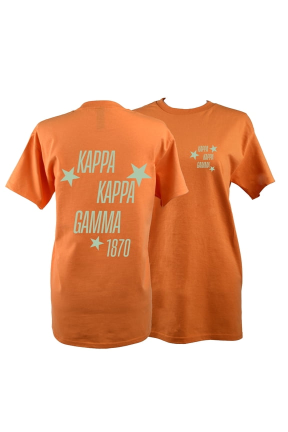 Kappa Kappa Gamma T-Shirt - Showgirl Design, 100% Cotton Soft T-Shirt, Size Medium