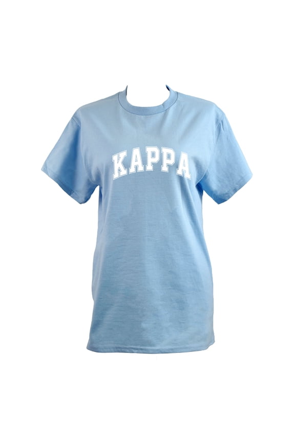 Kappa Kappa Gamma T-Shirt - Varsity Letter Sorority Tee, 100% Cotton, Size Large