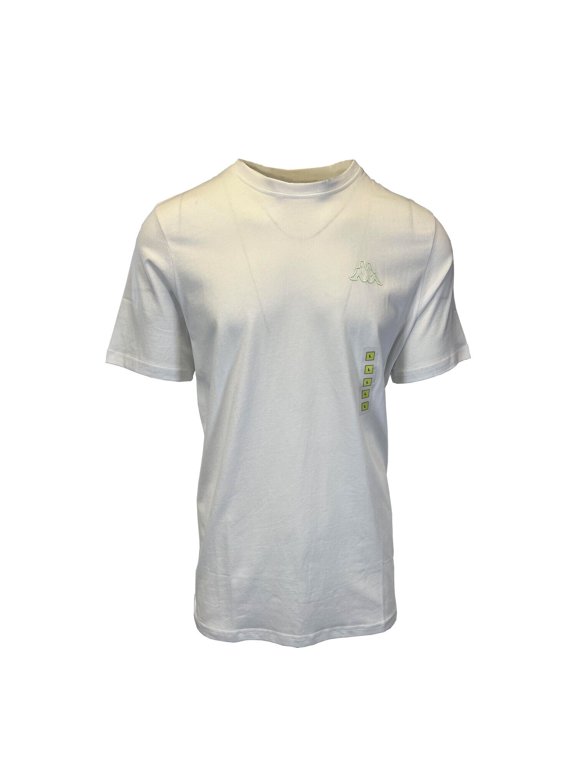 Kappa Men's T-Shirt White Crew Neck Solid Regular Fit S/S (S08)