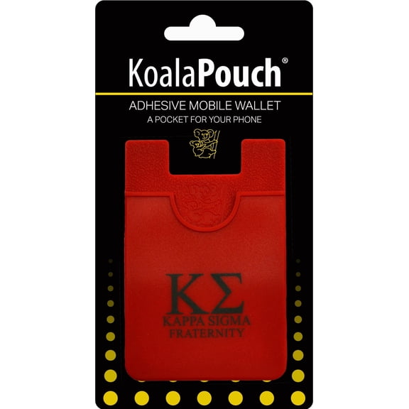 Kappa Sigma - Koala Pouch - Adhesive Cell Phone Wallet