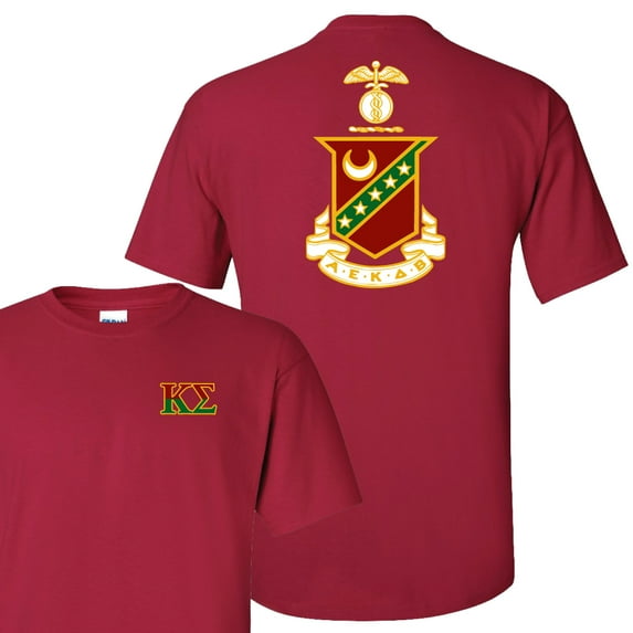 Kappa Sigma Standard T-Shirt - Crest Design on Back