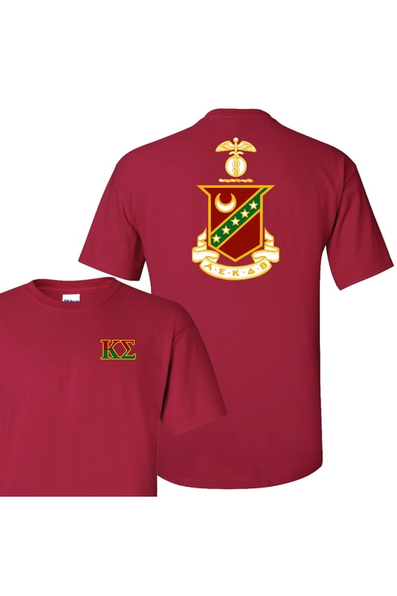 Kappa Sigma Standard T-Shirt - Crest Design on Back