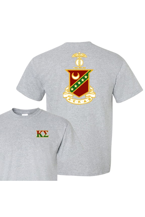Kappa Sigma Standard T-Shirt - Crest Design on Back
