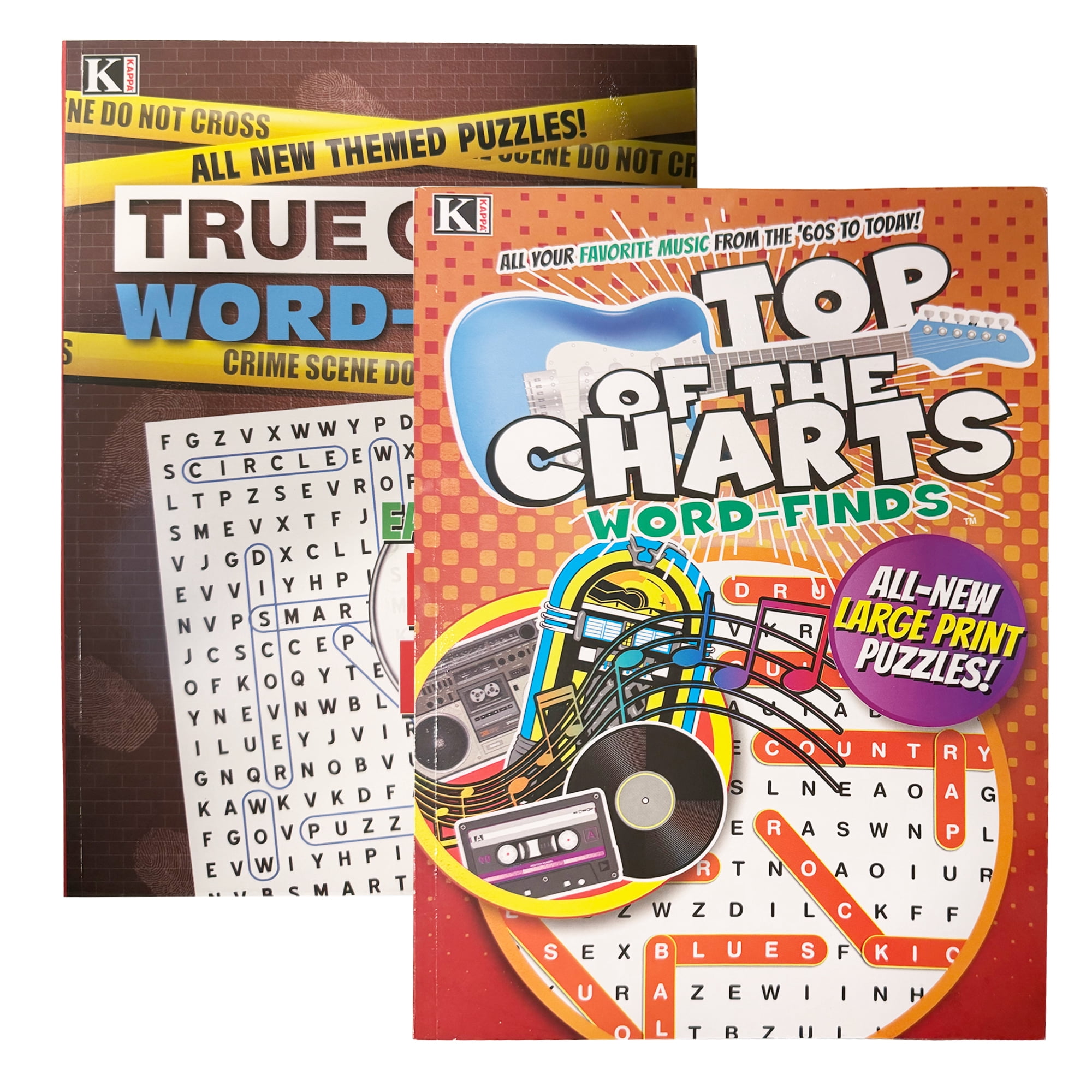 Kappa Themed Word Finds Puzzle Book 2 Titles, Word Search Activity ...
