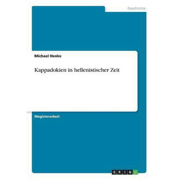 Kappadokien in hellenistischer Zeit (Paperback)