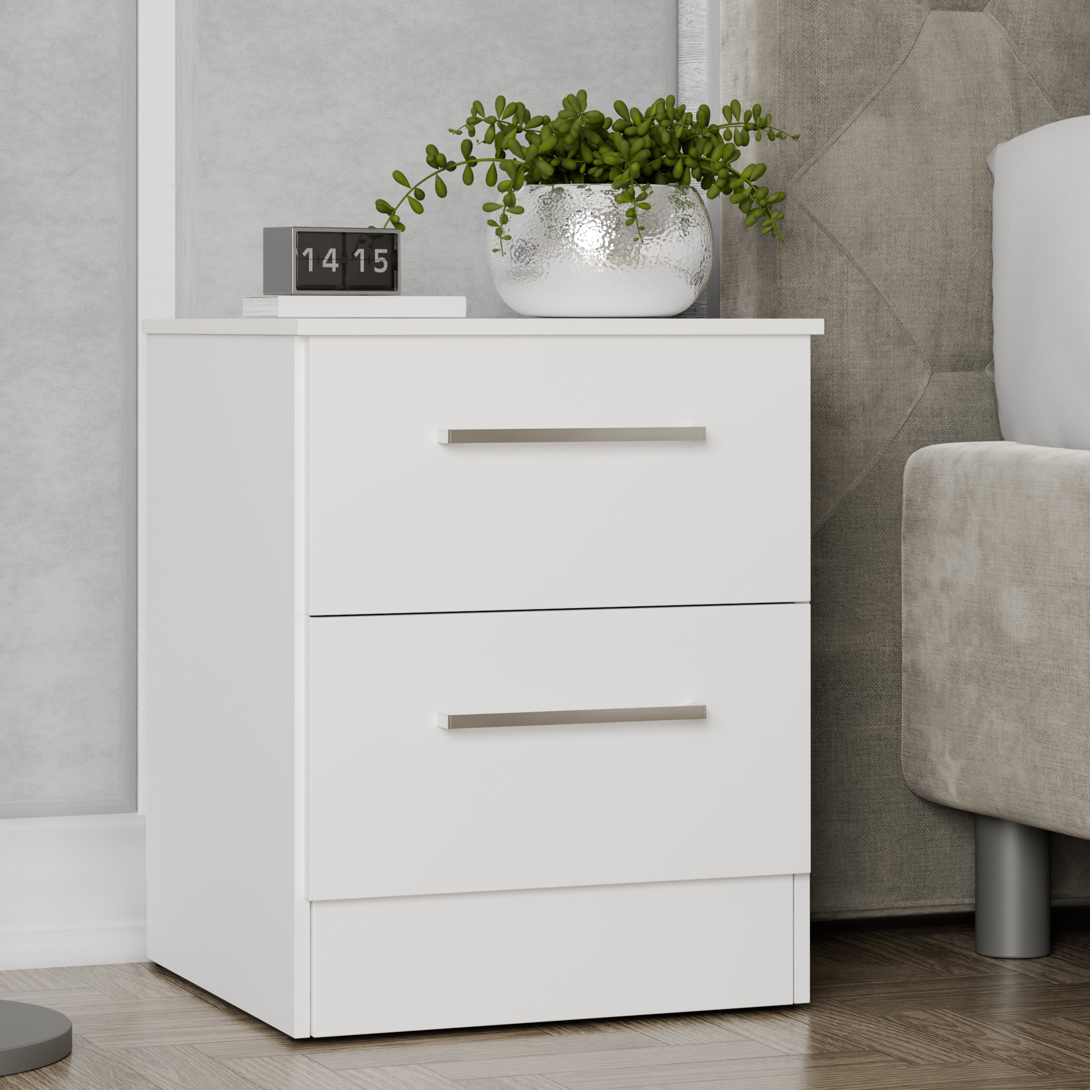 キャビネット2/2 Free Shipping! Kappesberg Jolyne 2 Drawer Nightstand Set of 2