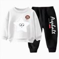 thumbnail image 1 of Kaprioy Baby Girl Fall Winter Clothes Toddler Girls Sets 2 Pieces Sweatshirts Pullover Casual Long Sleeve Girls Clothing Sets, 1 of 9