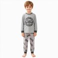thumbnail image 1 of Kaprioy Boys Pajamas Fall Winter Toddler Boy Pajamas Cotton Pjs Set Kids Dinosaur 2 Piece Long Sleeve Sleepwear, 1 of 7