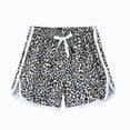 thumbnail image 1 of Kaprioy Elastic Waist Short Pants for Kids Toddler Girls Cartoon Floral Printed Sport Shorts Summer Beach Shorts, 1 of 6