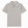 thumbnail image 1 of Kaprioy Girls Boys Classic T Shirt Kids Little Girls Short Sleeve Polo Shirt Solid Color Basic Unisex Polos Shirts Girls T Shirts Boys T Shirts For School Casual Wear, 1 of 5
