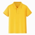 thumbnail image 1 of Kaprioy Girls T Shirts Kids Little Girls Short Sleeve Polo Shirt Children Solid Color Basic Unisex Polos Shirts, 1 of 6