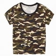 thumbnail image 1 of Kaprioy Girls T Shirts Summer Toddler Girls T Shrits Tees Camouflagess T Shirt Camo Short Sleeve Tee Shirts, 1 of 6