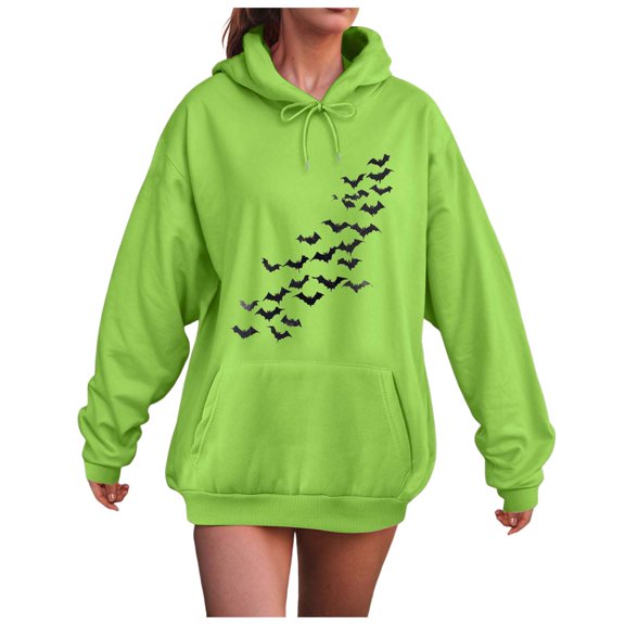 Kaprioy Womens Oversized Hoodies Fleece Hooded Sweatshirts Fall Fashion Clothes Long Sleeve Comfy Tops with Pockets 2025 Light Green, L