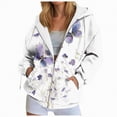 thumbnail image 1 of Kaprioy Womens Y2K Zip Up Oversized Hoodie Butterfly Graphic Hoodies Fall Fashion Clothing Essential, Comfy Fall Sweatshirts for Women Casual Loose Pullover Tops With Pocket Graphic Hoodies, 1 of 6