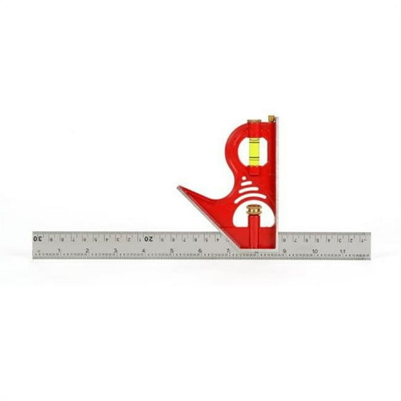 Kapro 352-12 12 In. Combination Square With Zinc Head & Stainless Steel Blade