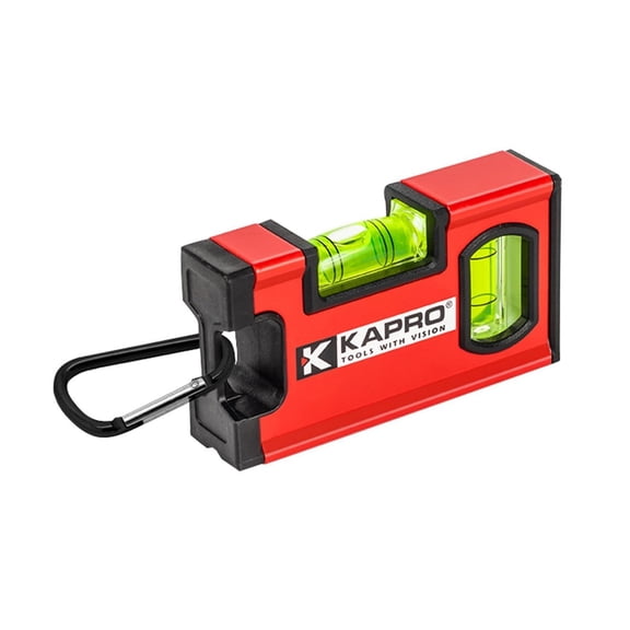 Kapro 771 Twin Mini Level With Carabiner 10cm