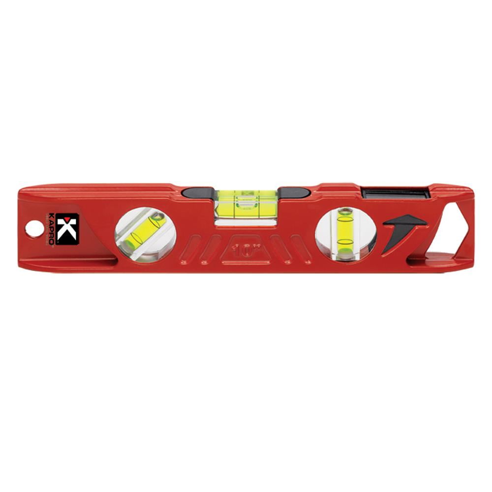 Kapro-923-10-10 10in. Magnetic Cast Toolbox Level w/Plumb Site ...