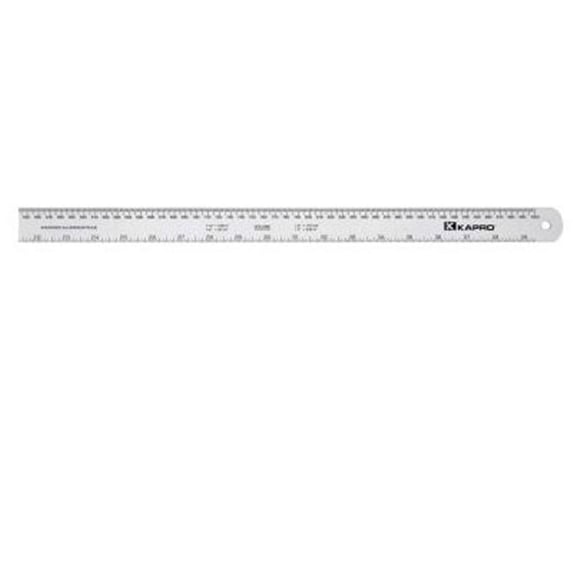 Kapro Industries 12 Aluminum Ruler with Converision Tables-116 mm