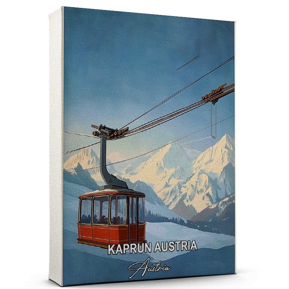Kaprun Austria Travel Global Destination Canvas Austria Canvas Celebrate Your Favorite Destination A Sophisticated Touch to Any Room