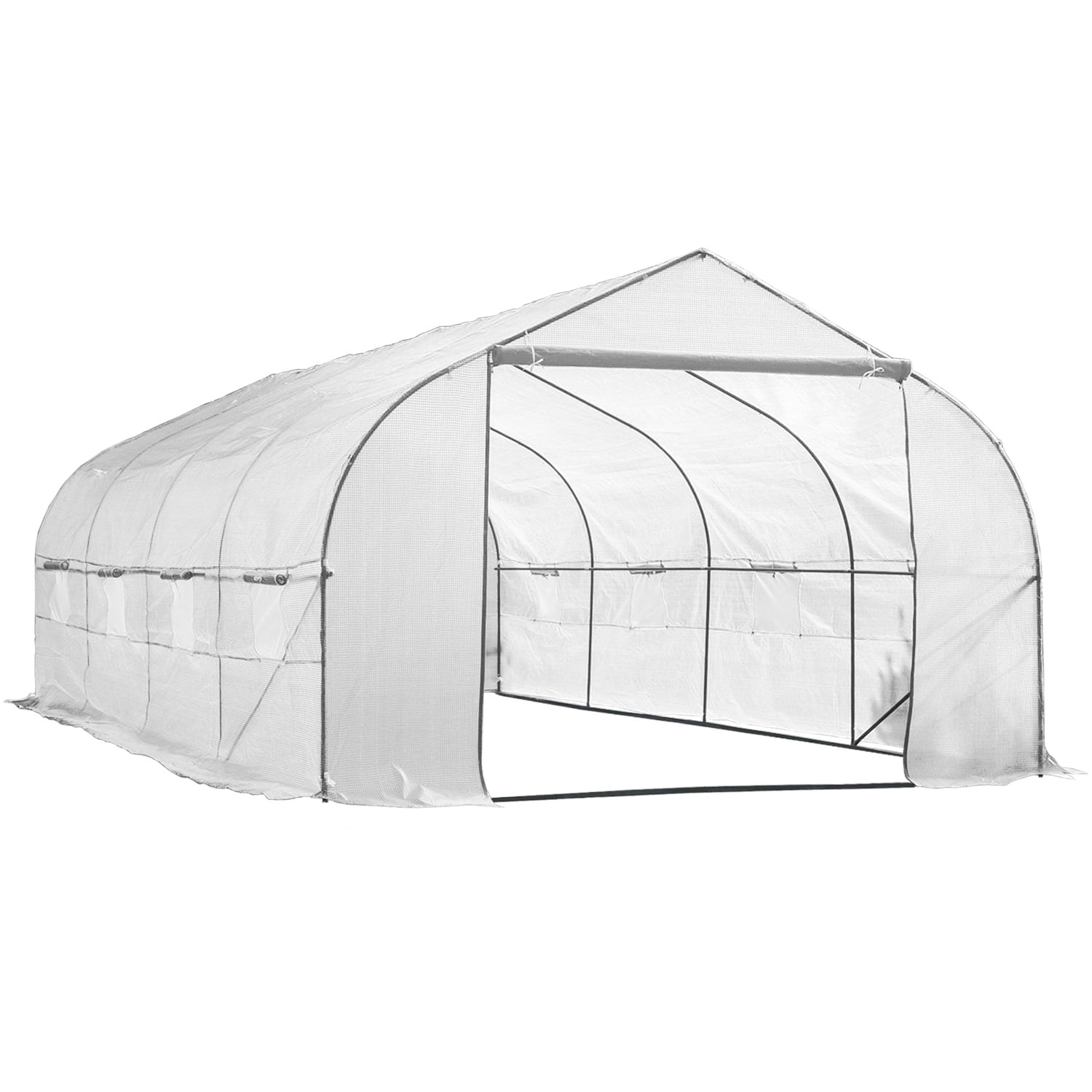 20' x 10' x 7' Large Greenhouse Gardening Plant Portable Hot