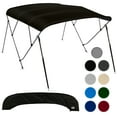 4 Bow Bimini Tops for Boats, Fadeproof, Support Poles, Storage Boot, 900D Marine