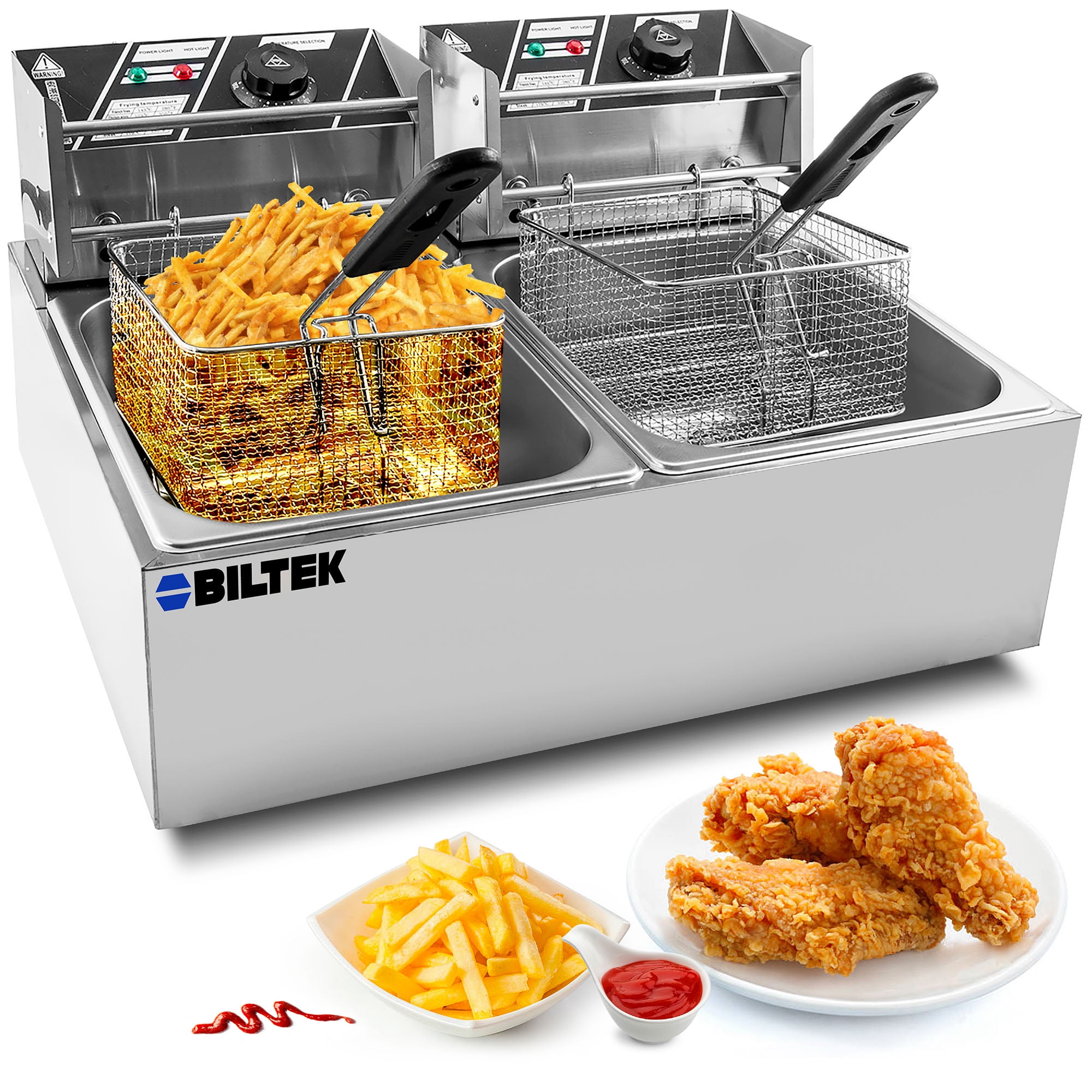 $33/mo - Finance TOPKITCH Electric Deep fryer Stainless Steel with