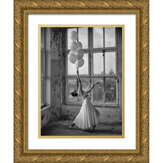 Kapsha, Eduards 25x32 Gold Ornate Wood Framed with Double Matting Museum Art Print Titled - Seven days