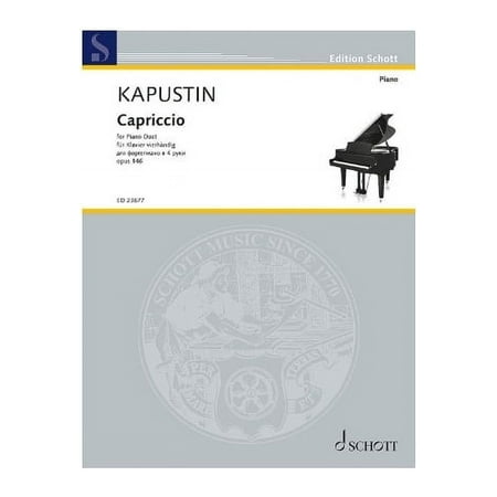 Kapustin: Capriccio Op. 146 for Piano 4 Hands, (Paperback)