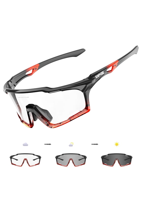 New Outdoor Photochromic Sunglasses Men Driving Bike Cycling Glasses Women Bicycle Riding Hiking Sports UV400 Goggles