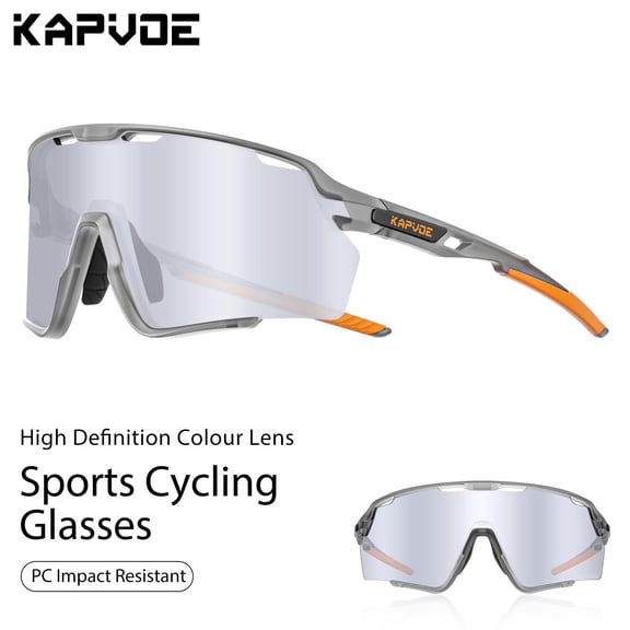 Kapvoe Polarized Cycling Glasses for Men MTB Sunglasses Mountain Bike Bicycle Eyewear Women Sports Goggles