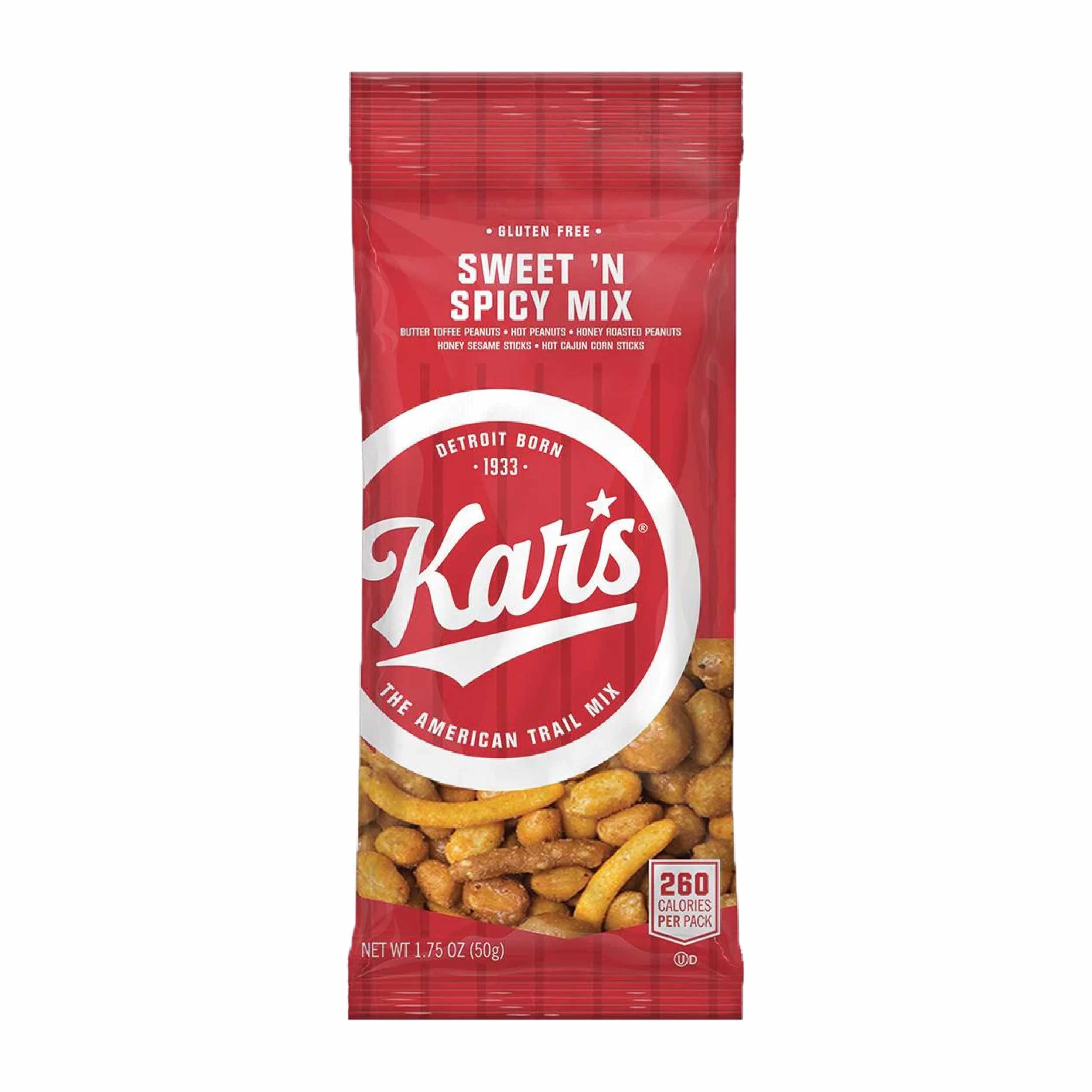 Kar,S Nuts Original Sweet ‘N Spicy Trail Mix, Gluten-Free Snacks, 1.75 Ounce (Pack Of 72)