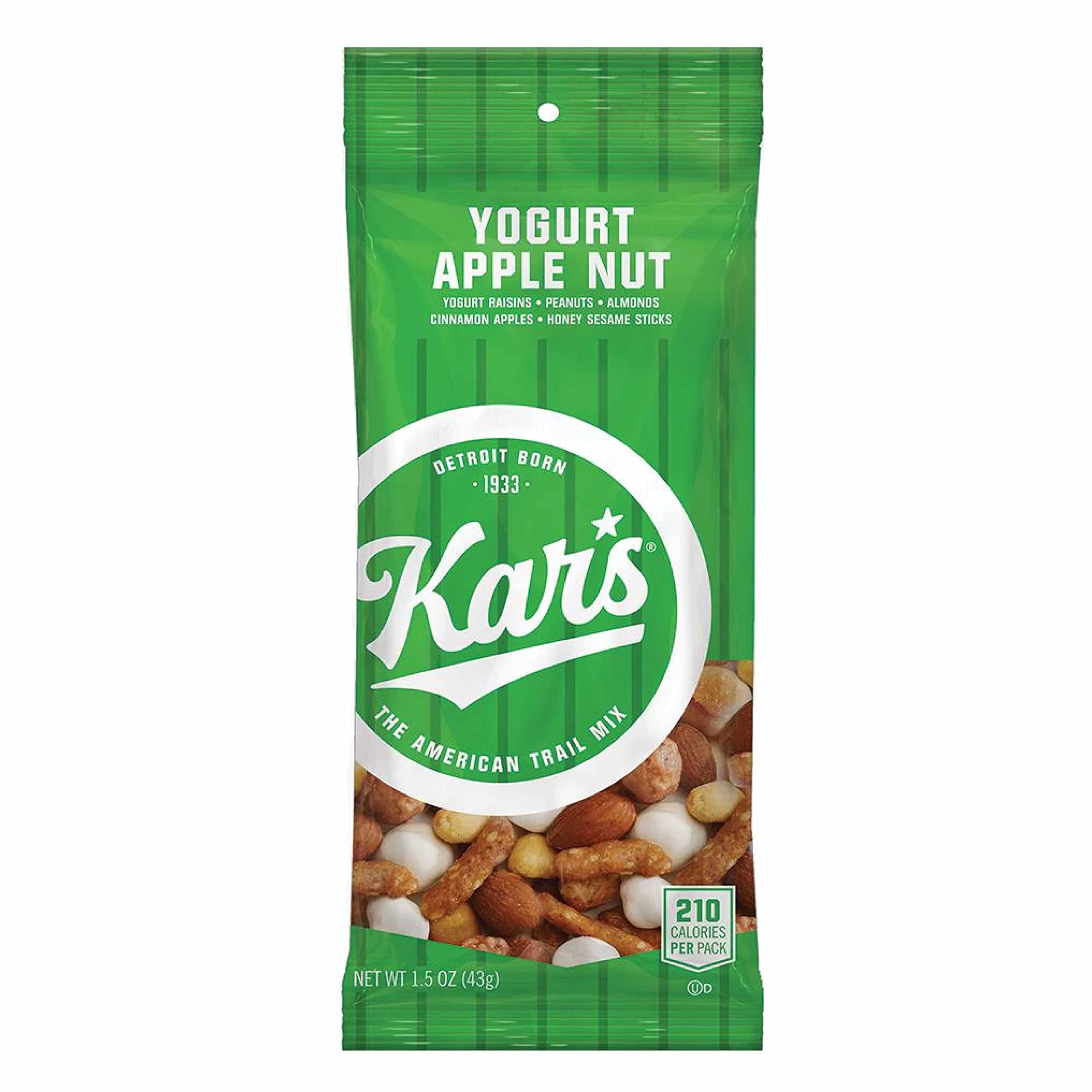 Kar’S Nuts Yogurt Apple Nut Trail Mix, 1.5 Oz Individual Snack Packs