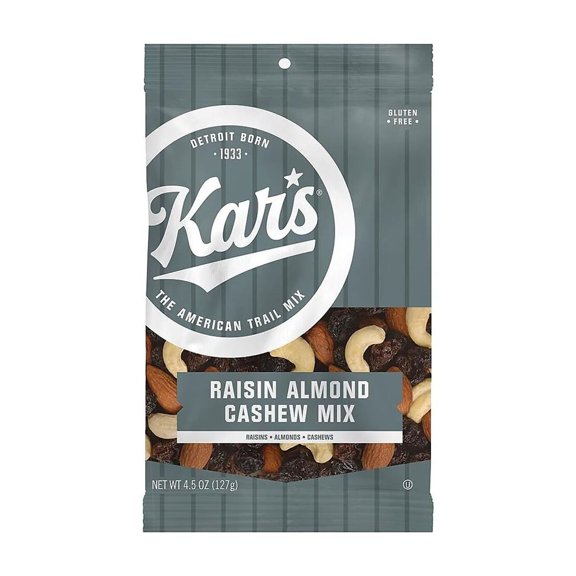 Kar's Fresh Harvest Raisin Almond Cashew 4.5 KAR08444