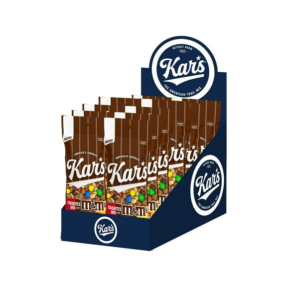 Kar's M&M's Favorites Mix Gluten Free Trail Mix 2 oz. 12 Bags/Box (8958)