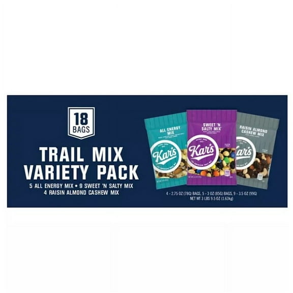 Kar's Nut & Fruit Mix Variety Pack (18ct.)