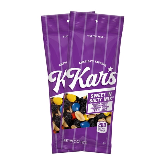 Kars Nuts Sweet N Salty Trail Mix, 2 oz Pouch (Pack of 72), Gluten-Free Trail Mix Snack