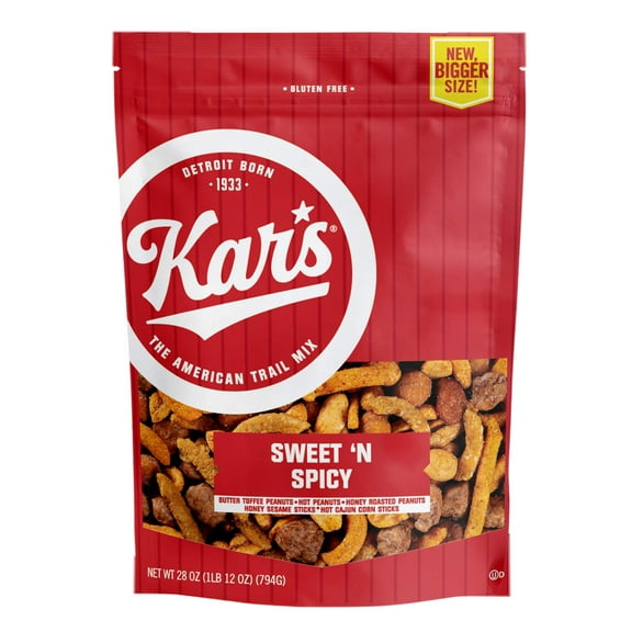 Kar's Nuts Sweet 'N Spicy Trail Mix Pouch, 28 Oz, Pack of 1