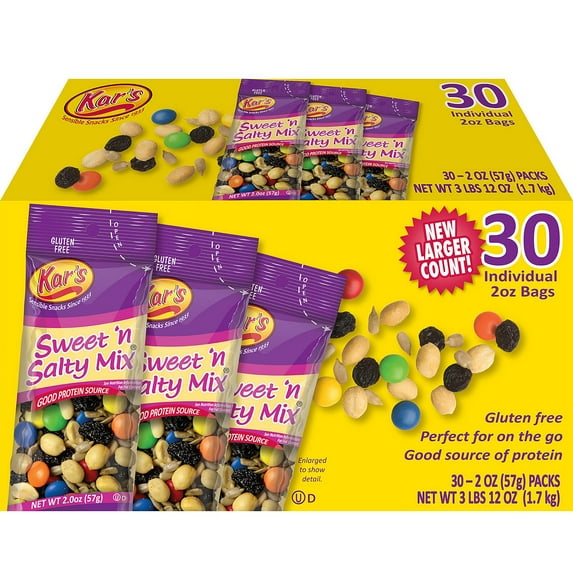 Kar's Sweet 'n Salty Mix, 2 oz, 30 Ct