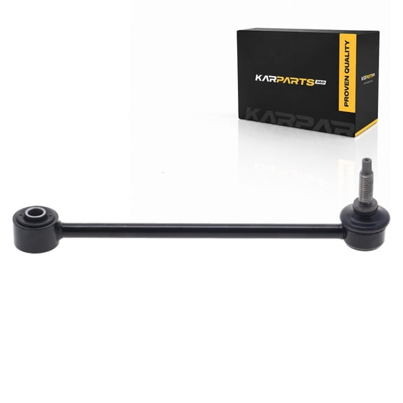 KarParts360 For 2009 2010 2011 Dodge Nitro Stabilizer Bar Link Set | Natural Rubber | Black Bushing | Ball Joint End 1 | Bushing End 2 | Threaded Stud