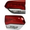 thumbnail image 1 of For Jeep Grand Cherokee 2014 2015 2016 2017 2018 Tail Light Assembly Driver and Passenger Side Pair LED w/Bulbs For CH2802105 CH2803105, 1 of 4