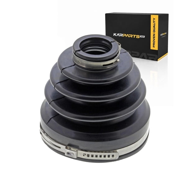 KarParts360 For 2014 2015 Nissan Rogue Select CV Joint Boot | Neoprene Boot | Coupe / Sedan | 92.48 Clamp Minimum Diameter | 2 Clamp | Grease Included