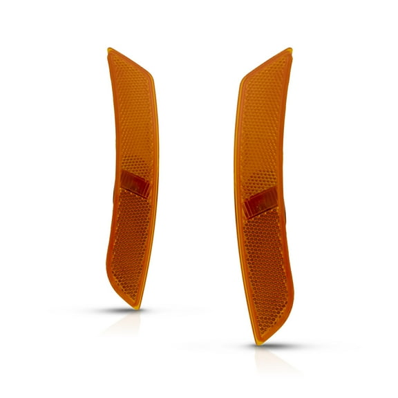 KarParts360 For 2014-2019 Cadillac CTS Side Marker Light Assembly Driver and Passenger Side Pair w/Bulbs Replaces GM2550200 CAPA Certified GM2551200 | 23169181, 23169182