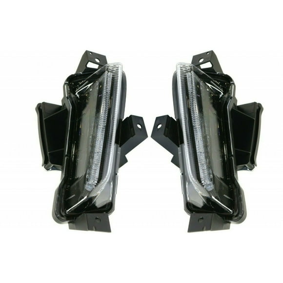 KarParts360 For 2018 2019 Chevy Camaro Daytime Running Light Assembly Driver and Passenger Side Pair Replaces GM2562109 CAPA Certified- Vehicle Trim: ZL1 GM2563109