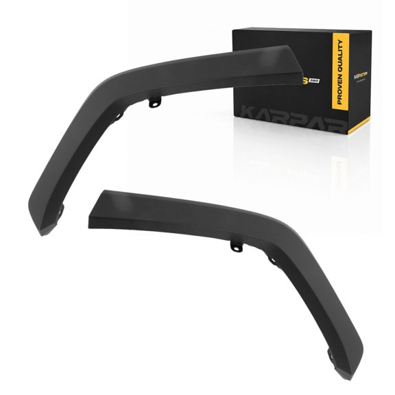KarParts360 For 2019 2020 2021 Toyota RAV4 Quarter Panel Moldings | Pair | Driver And Passenger Side | Black | Replacement For TO1790113, TO1791113 | 756060R090, 756050R090