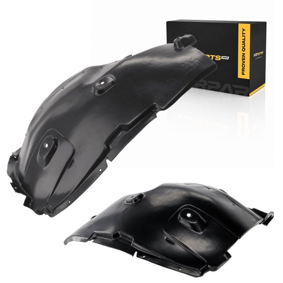 KarParts360 For 2019 2020 Mercedes-Benz Sprinter 3500XD Fender Liner | Pair | Driver And Passenger Side | Rear Section | Vacuum Form | Replacement For MB1248200, MB1249200 | 9076840200-PFM, 907684030