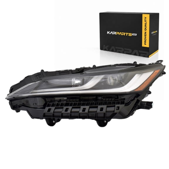 KarParts360 For 2021 2022 2023 2024 Toyota Venza Headlight Driver Side | Clear Lens | LED | PP Plastic Housing | LED Front Side Marker Light Bulb | Replacement For TO2502323 | 81150-48J30
